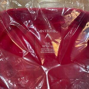 Antigua Men's Casual Button Down Shirt Red